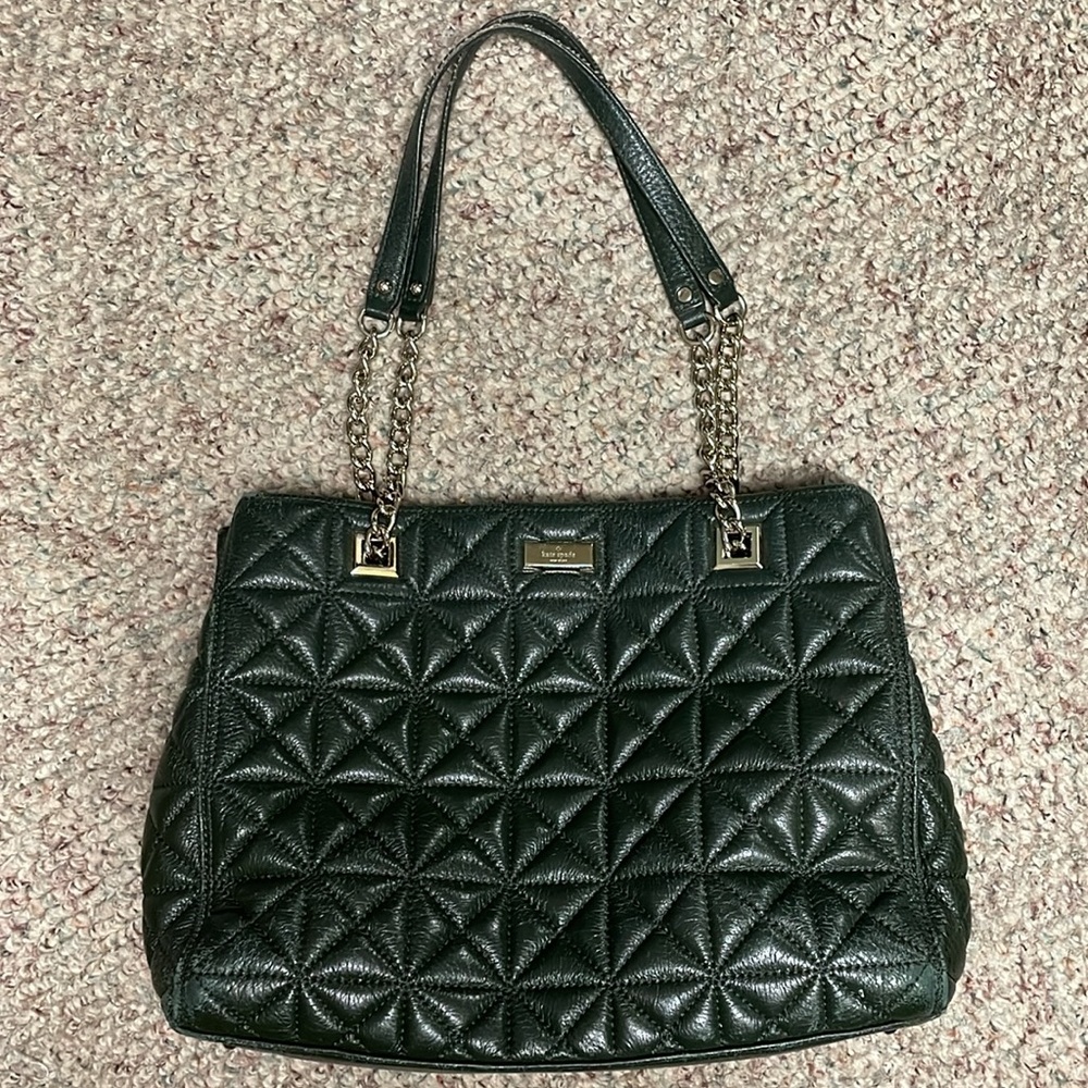 Kate spade Green Quilted Leather Handbag